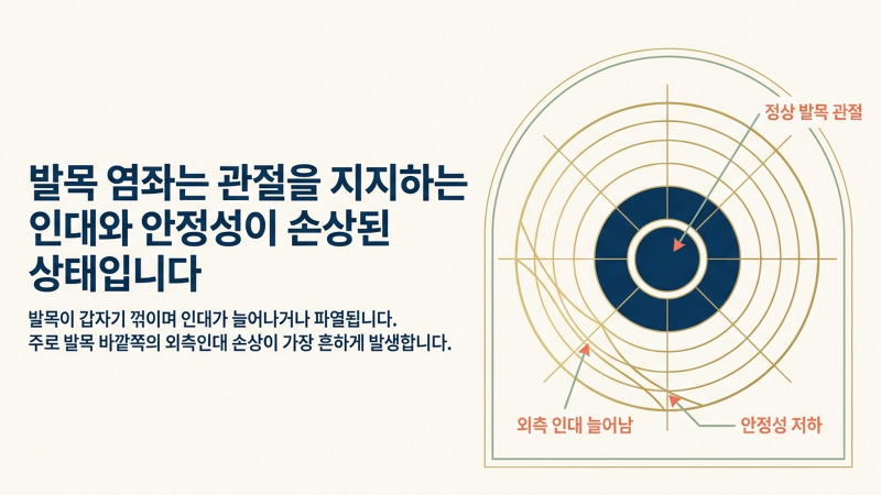발목 염좌 후 재활의 역학과 진료 현황을 다루는 참고 이미지입니다.