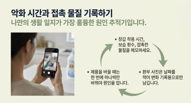 보습 자주해도 손습진 계속 악화하면 어떻게 해야하나요? 보습제 이외의 손습진 관리 관련 이미지 9