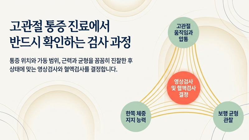생활 관리와 통증 기록 방법을 다루는 본문 속 슬라이드 이미지