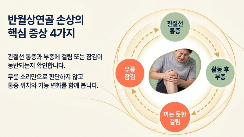 무릎 반월상연골 손상의 역학과 진료 현황을 다룬 참고 이미지