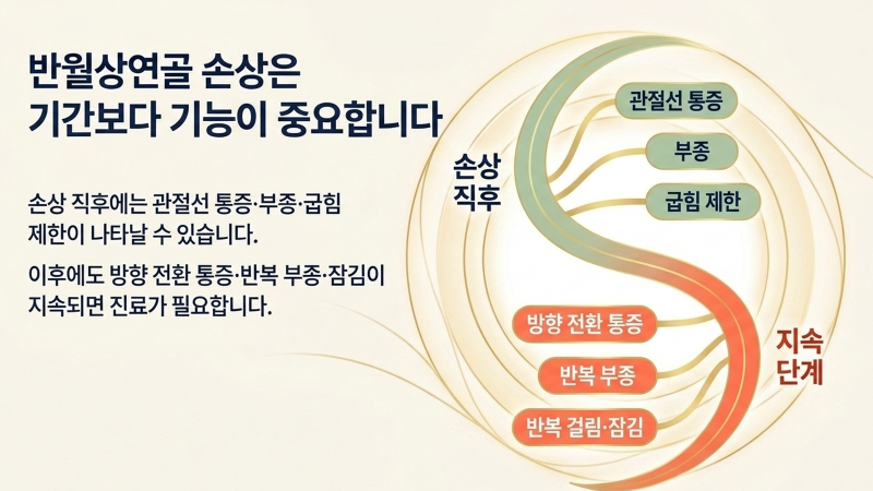병원 홍보 및 재활 치료 관련 안내 그래픽 이미지